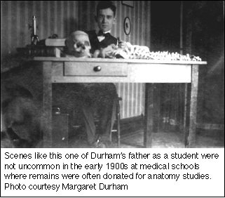 Durham's father as a student