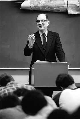 History professor Sidney Fine, who died in March 2009, loved life, learning and his students. (Photo courtesy U-M Bentley Historical Library.)