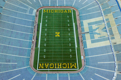 Michigan Stadium from the air