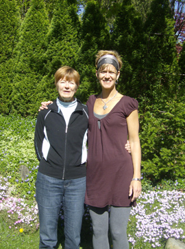 Lisa Kelly and her mother-in-law Sharon.