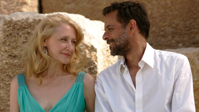 Patricia Clarkson in 'Cairo Time' with Alexander Siddig. Clarkson's muted performance is a case study in brilliant acting.