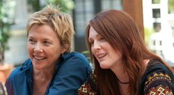 Annette Benning (left) and Julianne Moore are superb in 'The Kids Are All Right.'