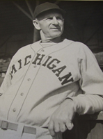 Ray Fisher in his Michigan Baseball uniform
