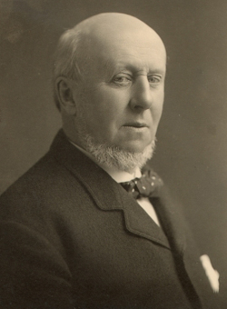 James Angell supported grading when he became U-M's president, but soon changed his mind. (Photo Courtesy U-M's Bentley Historical Library.)