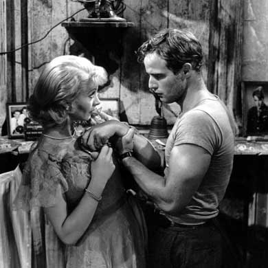 Marlon Brando and Vivien Leigh in 'A Streetcar Named Desire' offered up some of the most intense eroticism ever put on screen.