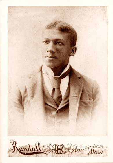 Jewett in 1895. After a transfer to Northwestern, he earned his medical degree, but after just a brief stint practicing medicine, he returned to Ann Arbor and opened a cleaning and pressing shop. (Image courtesy U-M Bentley Historical Library.)
