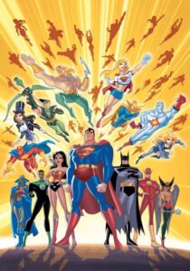 McDuffie's reach has extended to both Marvel and DC comics' universes, as well as TV cartoons like Ben 10 and (above) Justice League.