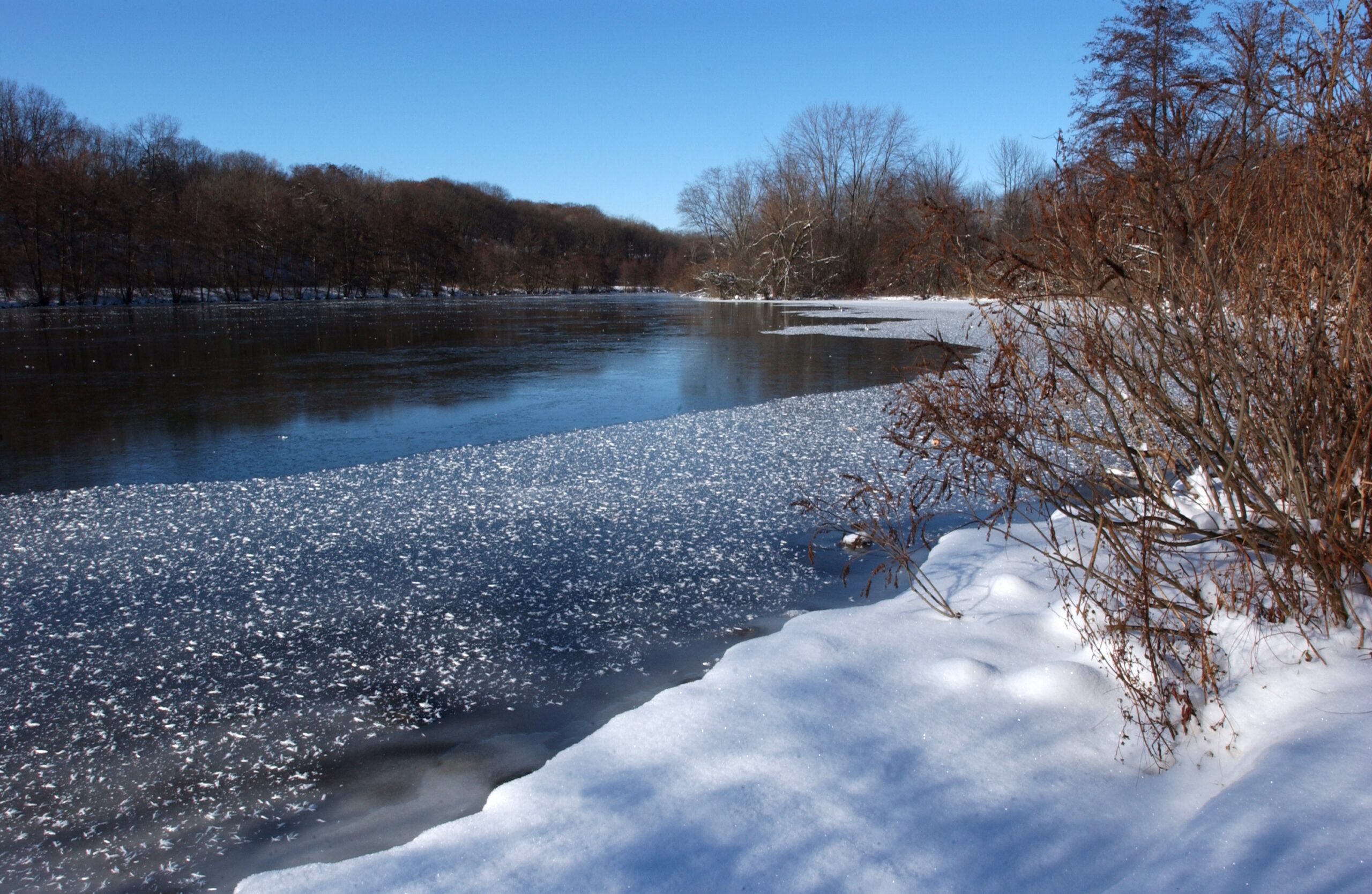 Photo of the Huron River. Image credit: Michigan Sea Grant