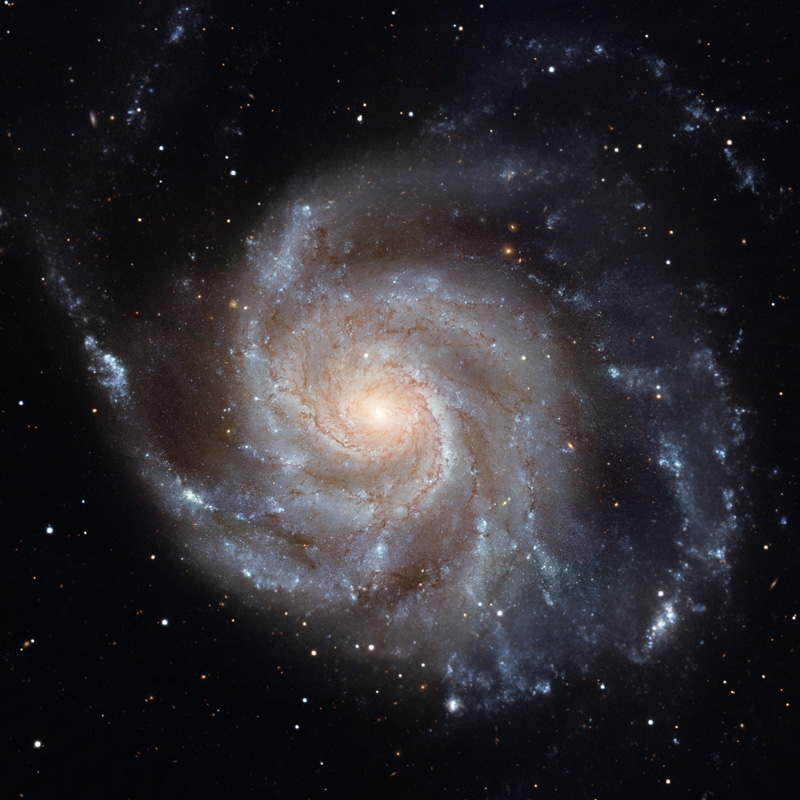 A new study found an excess of counter-clockwise rotating or "left-handed" spiral galaxies like this one, compared to their right-handed counterparts. This provides evidence that the universe does not have mirror symmetry. Credit: NASA, ESA
