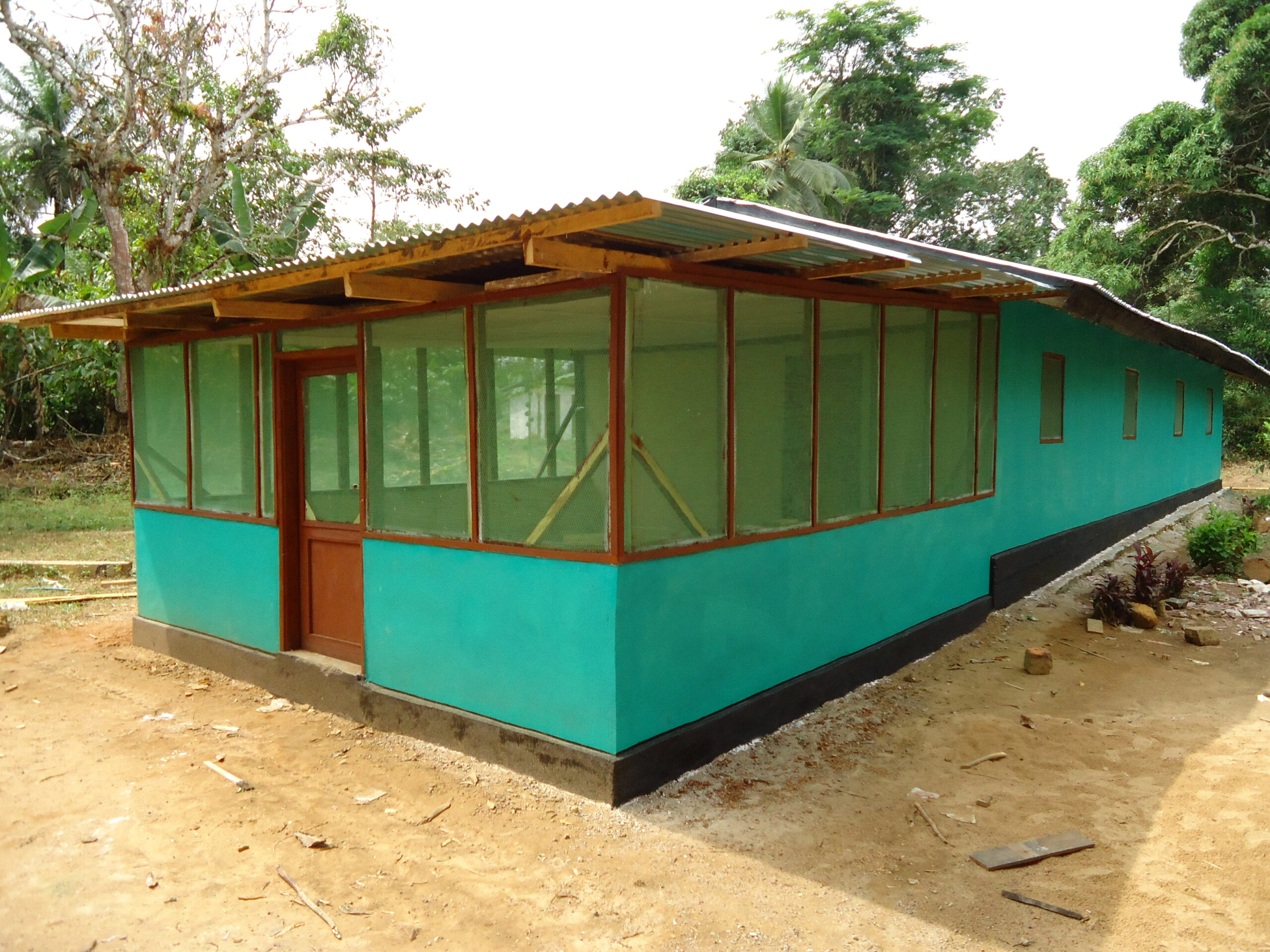 The newly completed maternity waiting home in Yila, Liberia. Courtesy of Jody Lori 