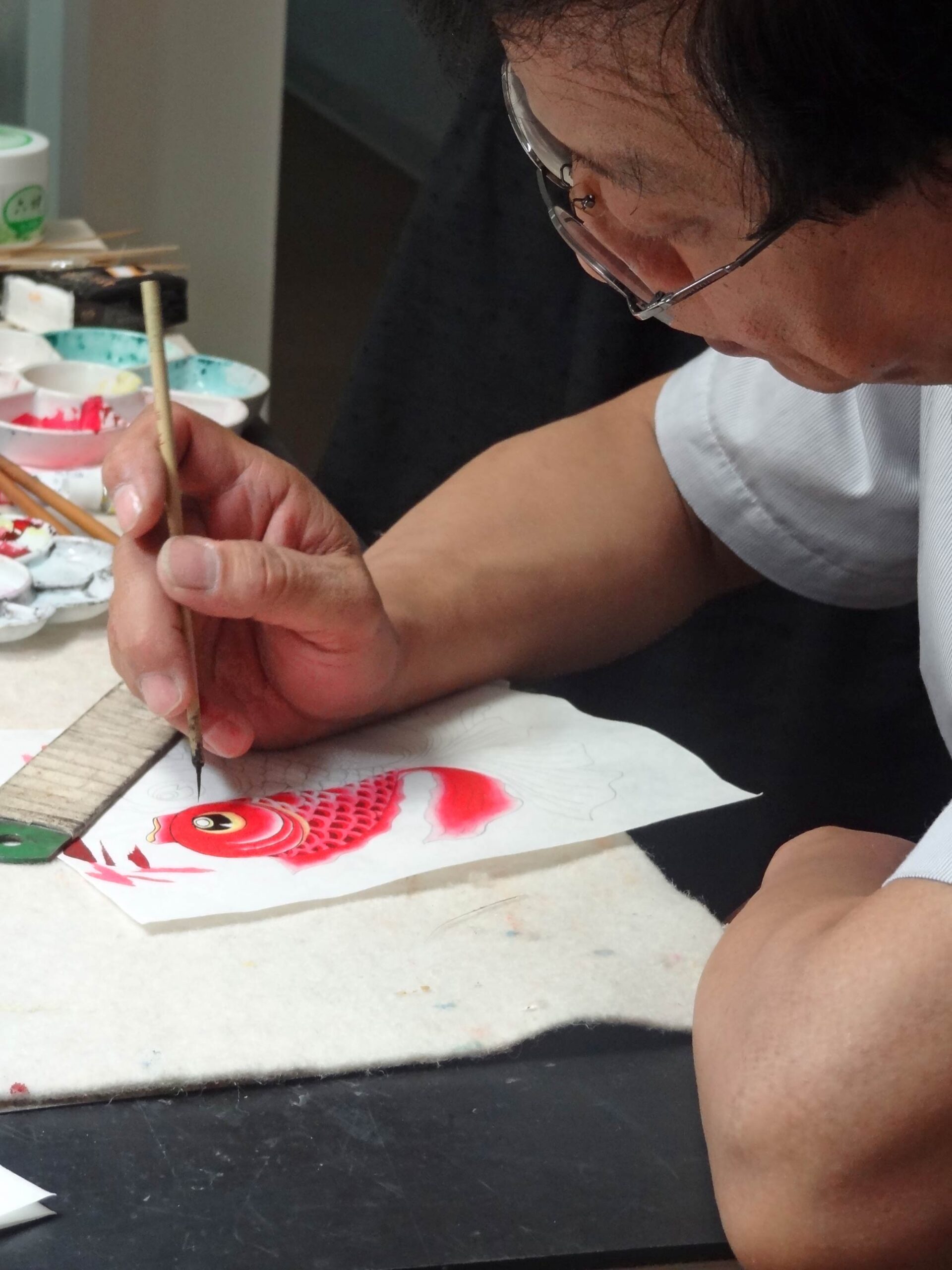 Kite maker Master Ha Yiqi
