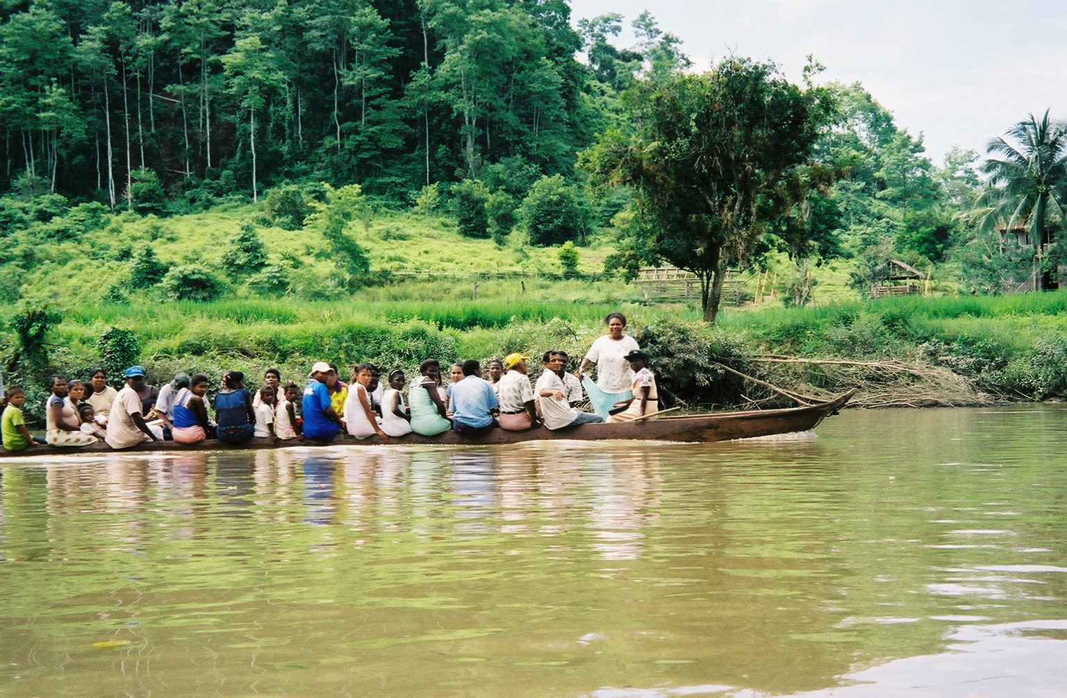 New roads facilitate movement along rivers and roads, which can in turn fuel the spread of superbugs. Photo of the Cayapas River in the province of Esmeraldas, Ecuador taken by James Trostle of Trinity College. 
