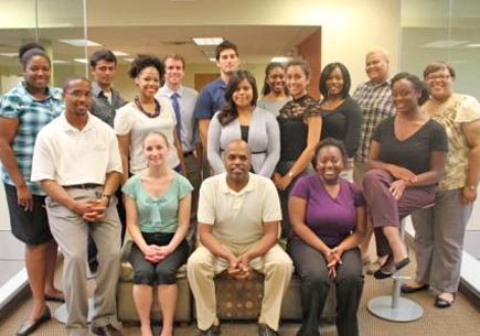 Michigan College Advising Corps advisors. Photo courtesy of the U-M Center for Educational Outreach
