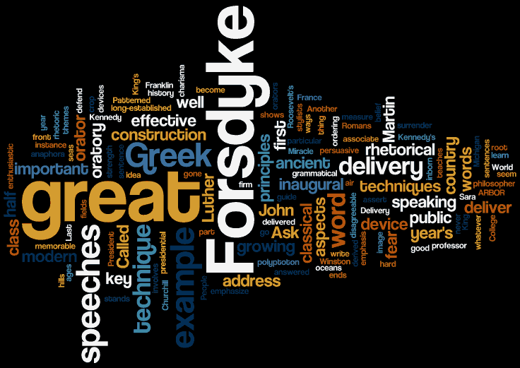 Great speeches: How to know one if we hear one