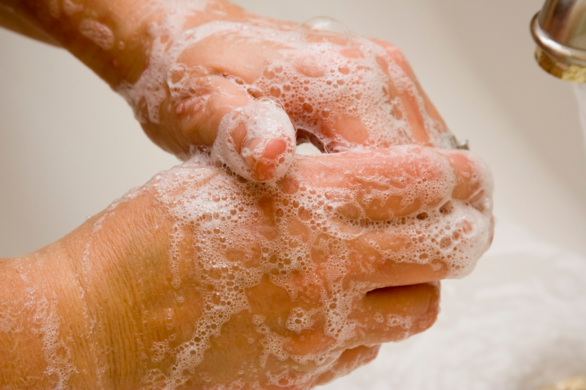 Soapy hands image courtesy of FlickR.com user Arlington County