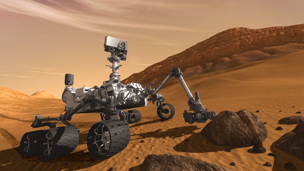 Curiosity: The Next Mars Rover. Image courtesy of NASA/JPL-Caltech