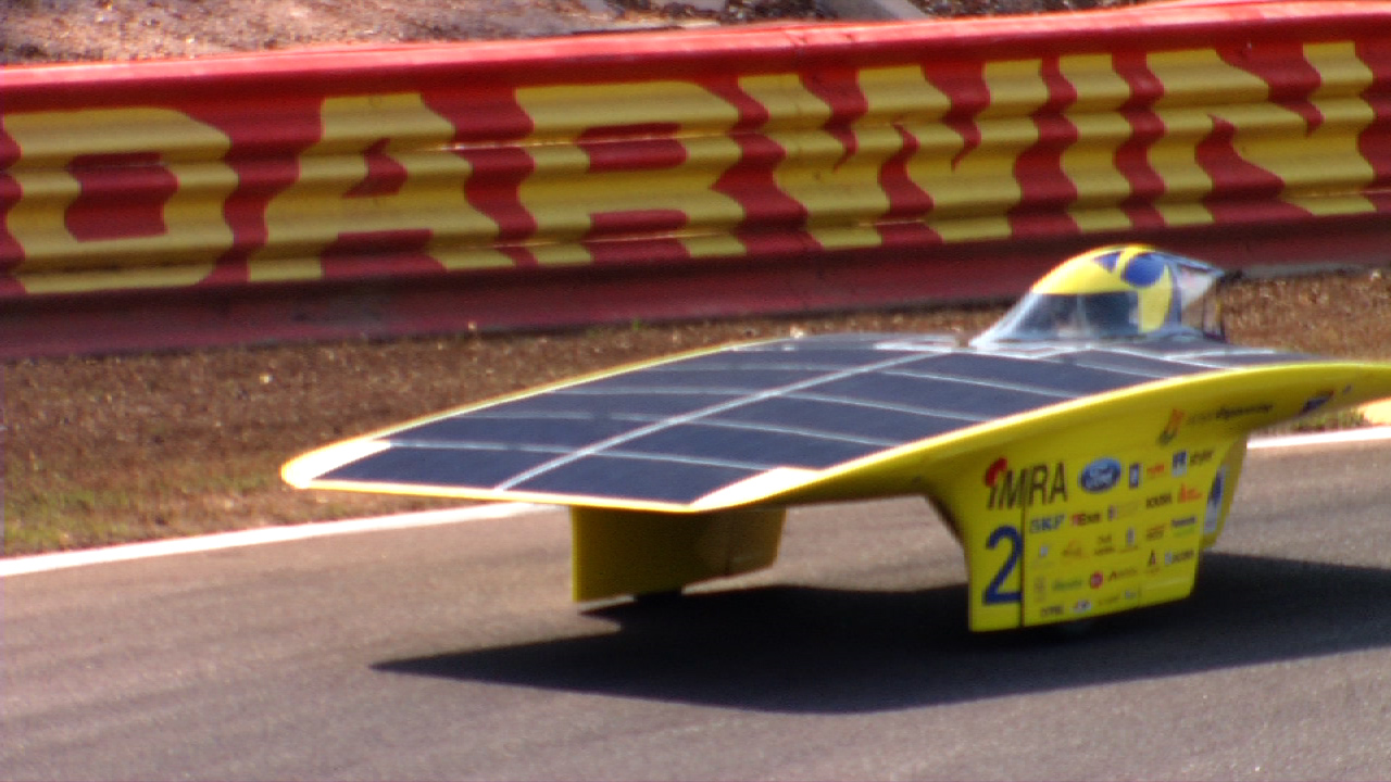 U-M's solar car Quantum