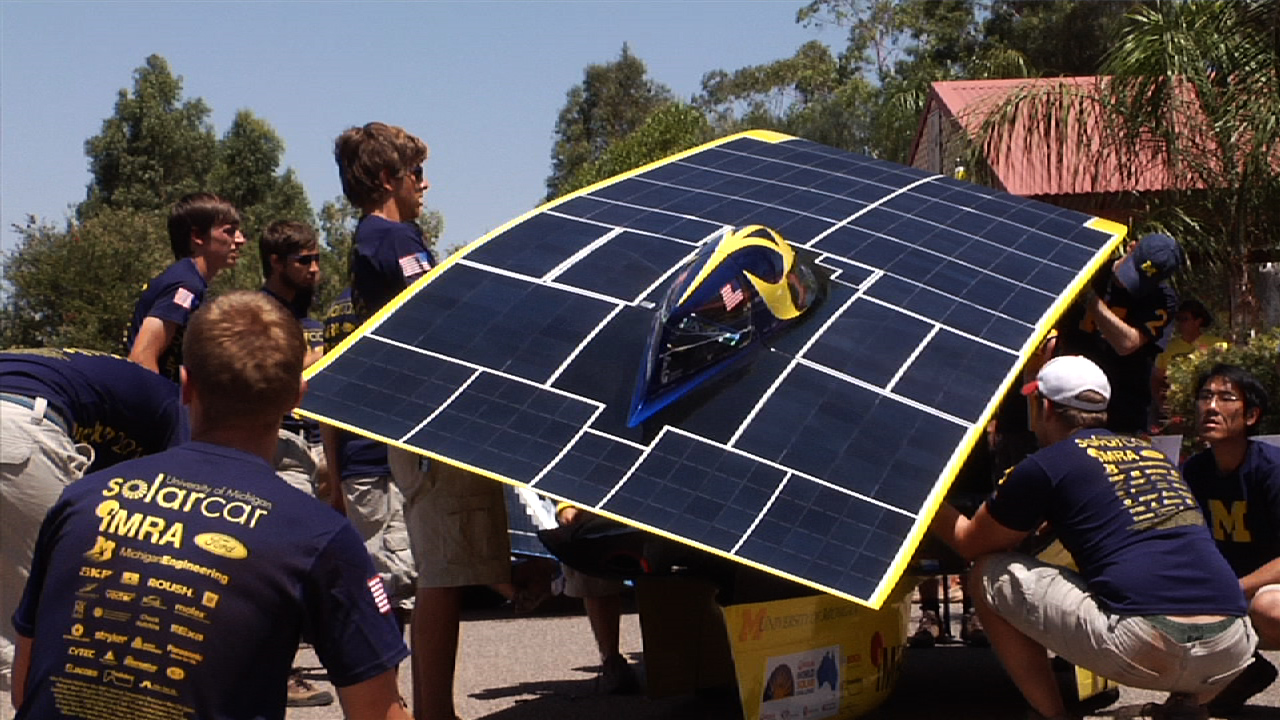 Students work to repair U-M's solar car Quantum