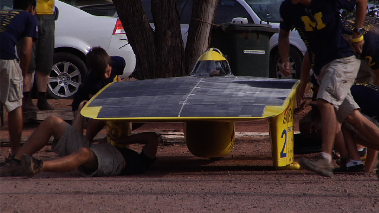 Students work to repair U-M's solar car Quantum