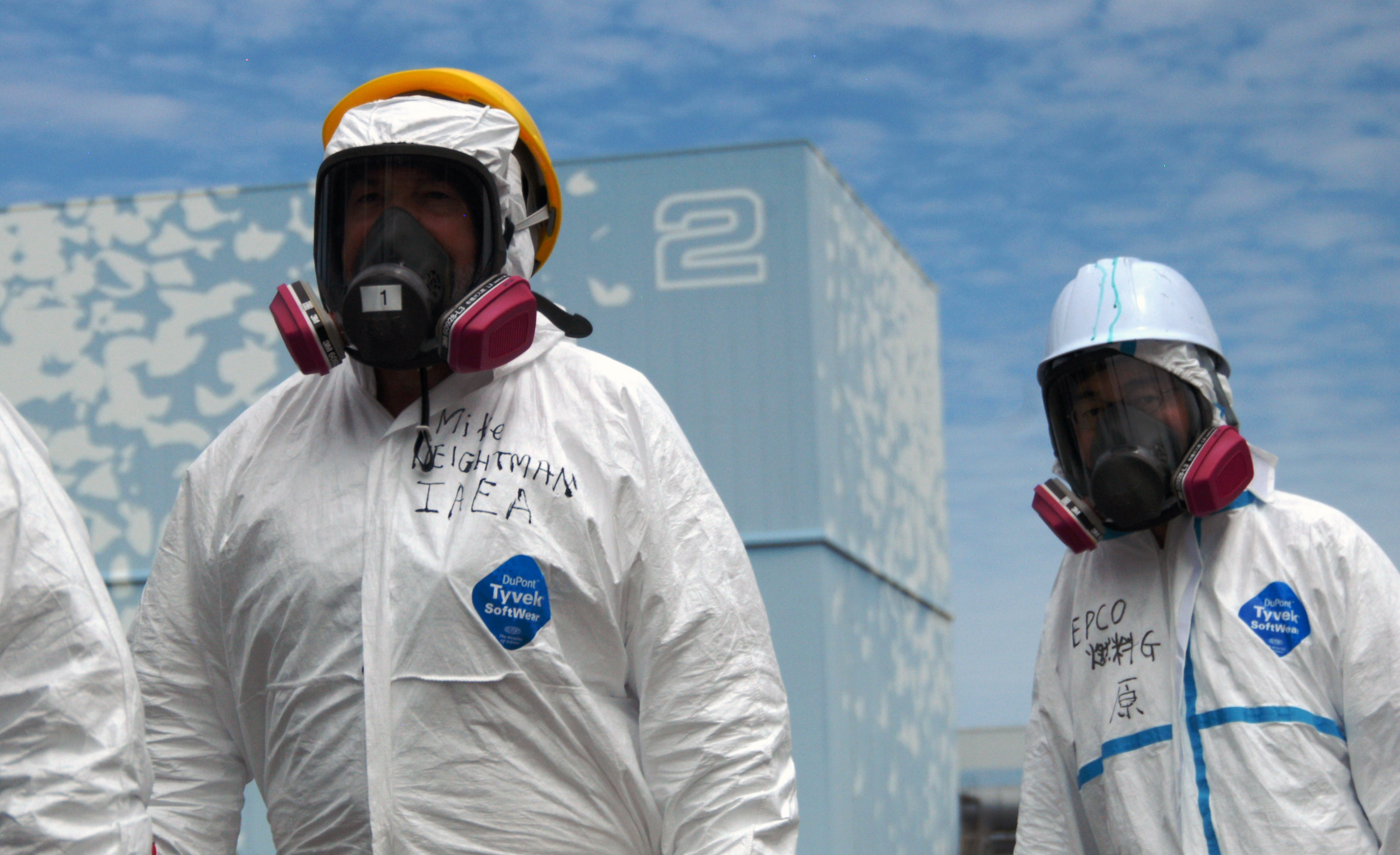 Investigators visiting the Fukushima Daiichi nuclear power plant in May 2011. Image credit: Greg Webb / IAEA
