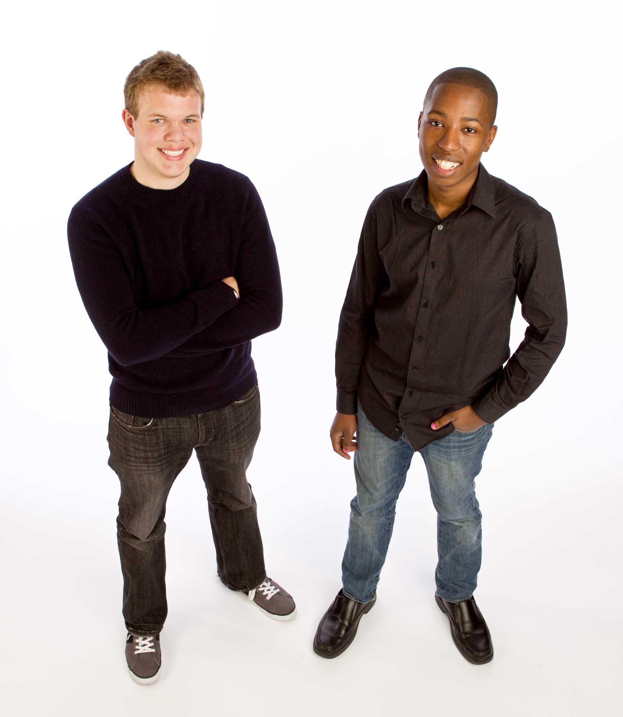 Juniors Tyler Jones and Noel Gordon (right). Image credit: U-M Photo Services