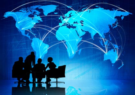 Photo of a business meeting (stock image)