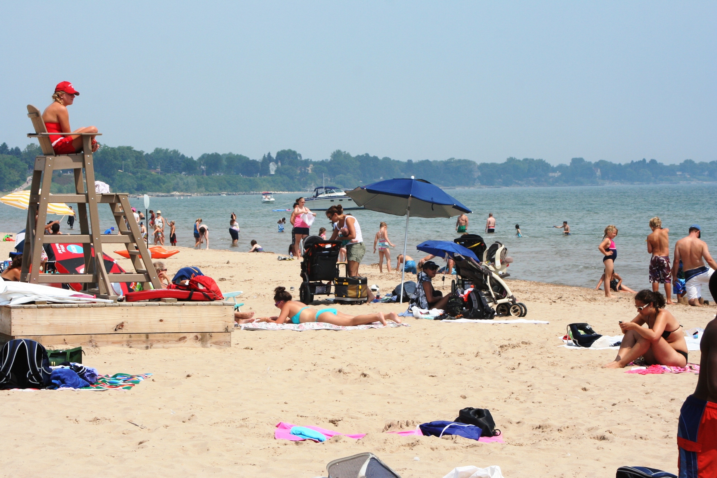 North Beach in Racine, Wis., on Lake Michigan. Image credit: Julie Kinzelman, City of Racine