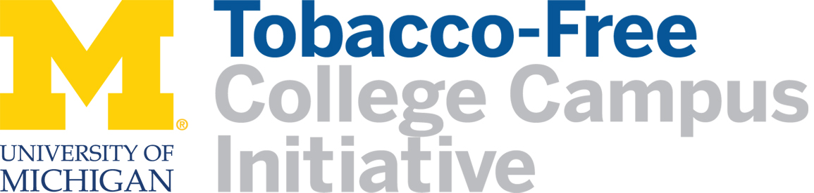 University of Michigan Tobacco-Free College Campus Initiative logo
