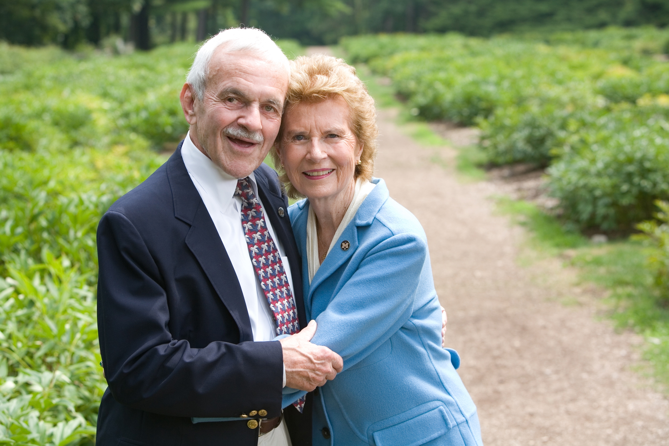 Barbara and Fred Erb  Credit: University of Michigan photo