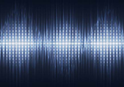Abstract vision of sound. (stock image)