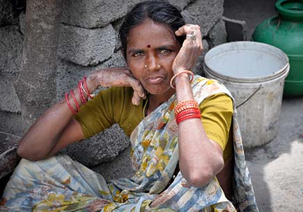 Indian Rural woman. (stock image)