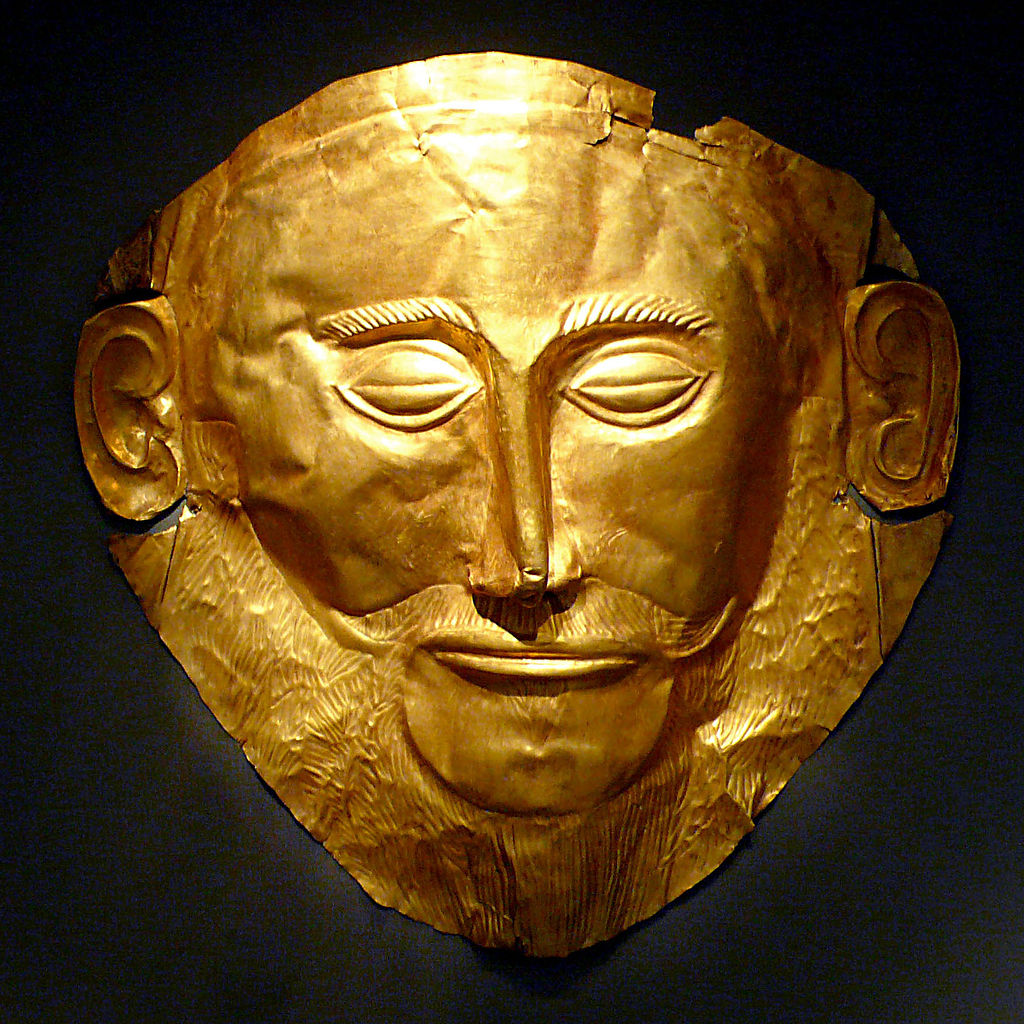 Mask of Agamemnon. Image courtesy: Wikimedia Commons
