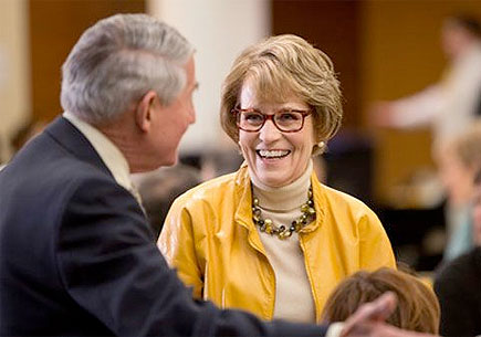 University of Michigan President Mary Sue Coleman