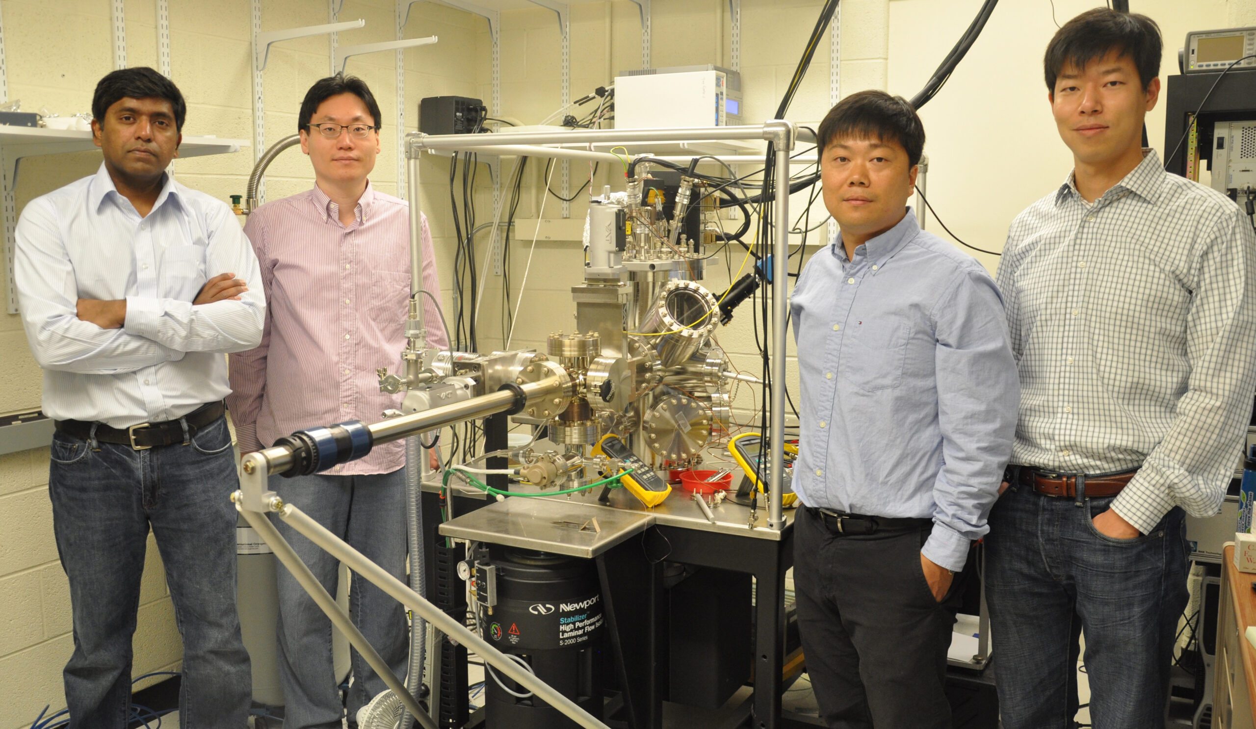 Research team (Right to left): Woochul Lee, Kyeongtae Kim, Wonho Jeong, and Pramod Reddy