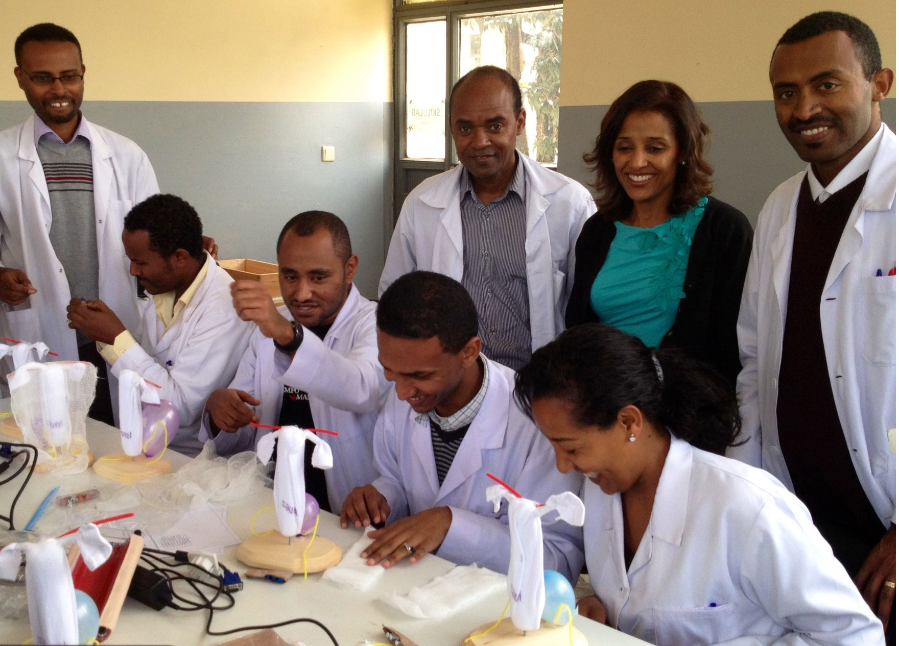 Physicians participating in the OB-GYN training program. Image credit: Senait Fisseha