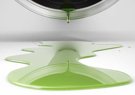 Photo of spilled fuel. (stock image)