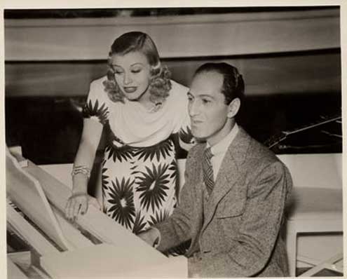 George Gershwin and Ginger Rogers, Hollywood, 1936. The brothers had relocated to Beverly Hills at this time to write for RKO Pictures. (Photo courtesy of the Ira and Leonore Gershwin Trusts.)
