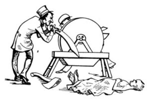 Satiric cartoon from Palladium