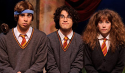 The stars of ‘A Very Potter Musical’ and ‘A Very Potter Sequel,’ U-M students starring U-M students Joey Richter, Darren Criss (later of ‘Glee’) and Bonnie Gruesen.