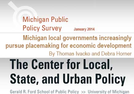 Michigan local governments increasingly pursue placemaking for economic development