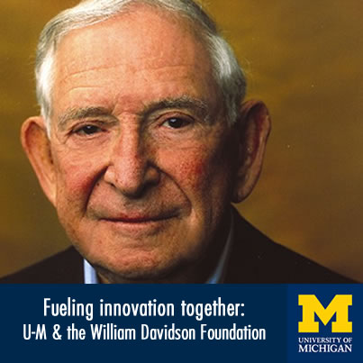 Fueling innovation together: U-M & the William Davidson Foundation