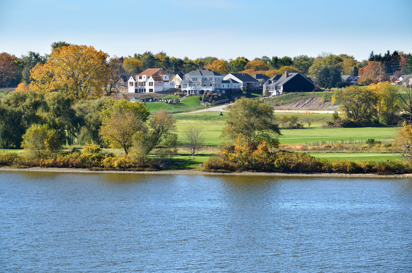 The Maumee River in Perrysburg, Ohio. Image credit: Michigan Sea Grant