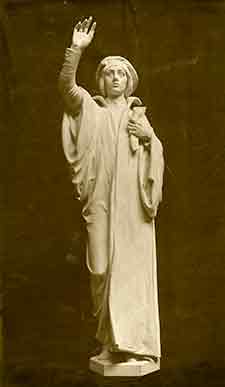 Cook statue, courtesy of Bentley Historical Library.