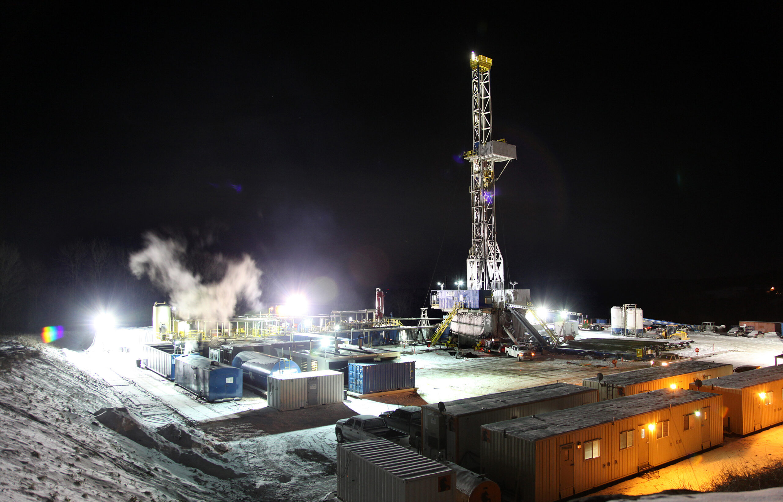 A natural gas drilling site near Montrose, Pa. Image credit: Marcin Szczepanski