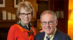 President Coleman and husband Kenneth Coleman.