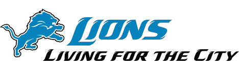 Detroit Lions Living for the City program logo