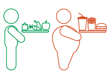 Diet and obesity illustration. (stock image)