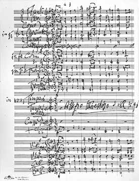 Image of Toscanini score