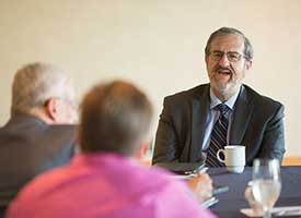 Schlissel at table 2014.