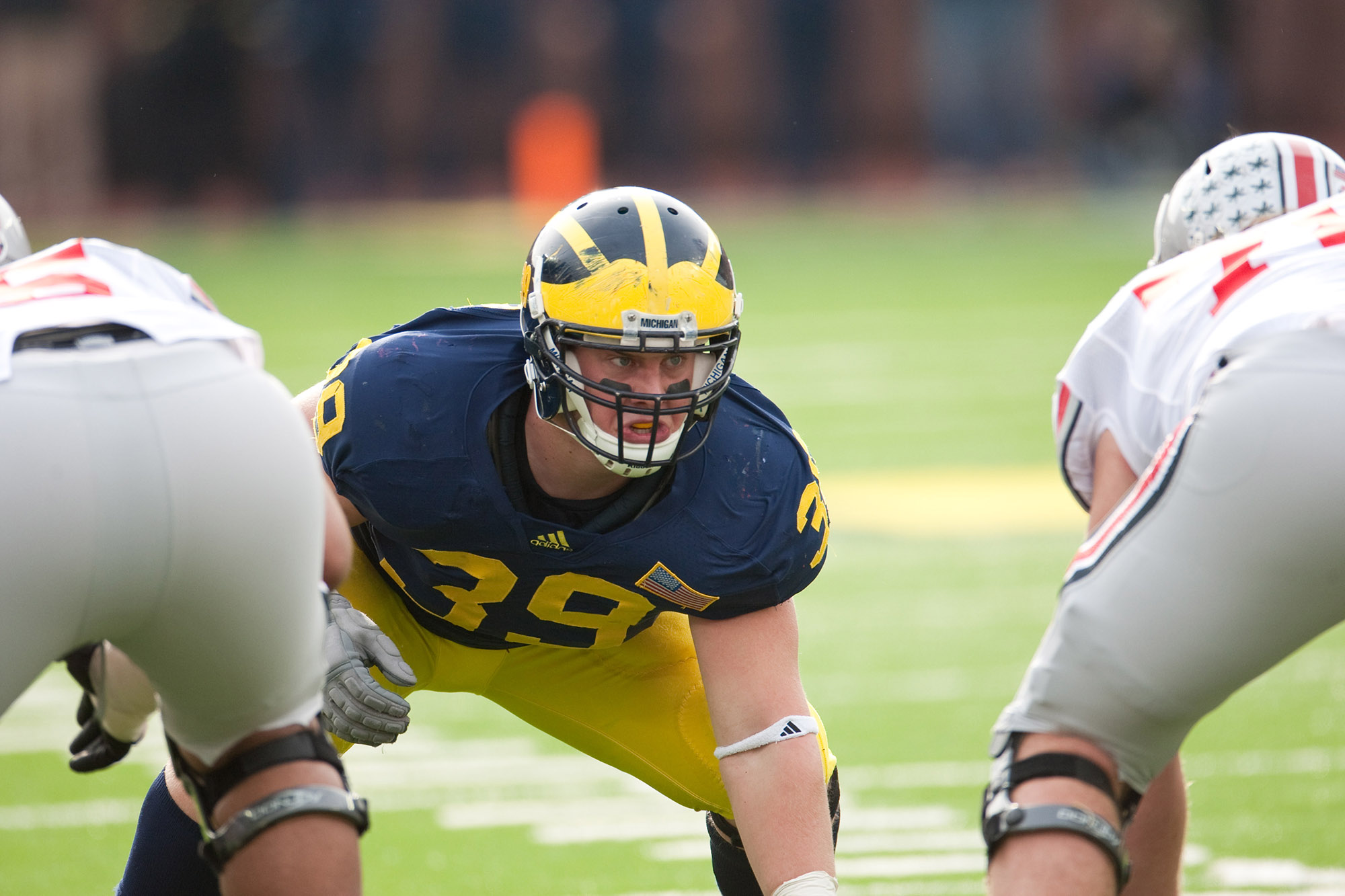 Will Heininger, mental health advocate and former U-M football player. Image credit: Michigan Photography